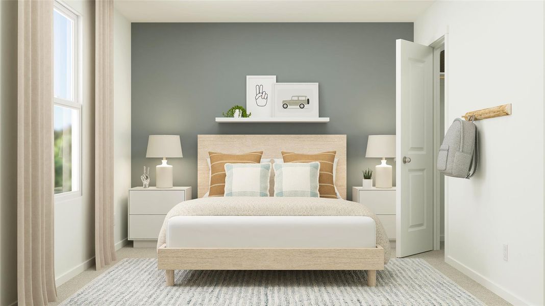 Furnished interior view inside a new home in Meadowlark Preserve: Lonestar Collection, Pflugerville (Image 6). Furnished interior view inside a new home in Meadowlark Preserve: Lonestar Collection, Pflugerville (Image 6).