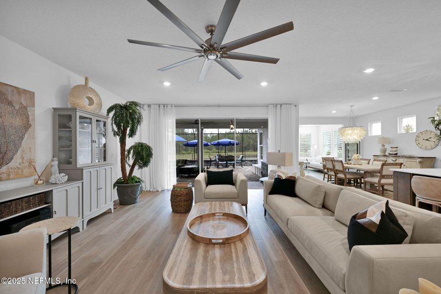 Furnished interior view inside a new home in , Jacksonville (Image 9). Furnished interior view inside a new home in , Jacksonville (Image 9).