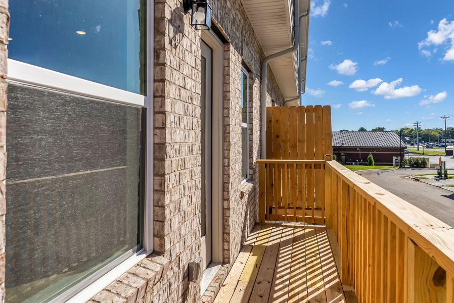 Exterior details and patio area of a home in Sweetbriar Place, Lebanon (Image 18). Exterior details and patio area of a home in Sweetbriar Place, Lebanon (Image 18).