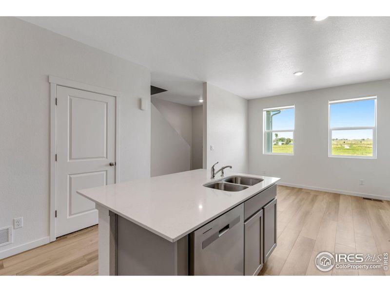Furnished interior view inside a new home in Vista Meadows, Fort Lupton (Image 3). Furnished interior view inside a new home in Vista Meadows, Fort Lupton (Image 3).