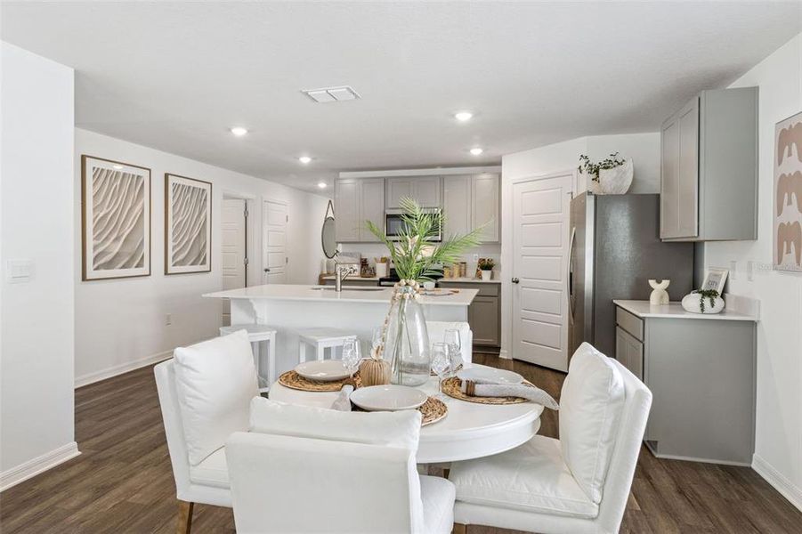 Furnished interior view inside a new home in Magnolia Pointe, Umatilla (Image 26).