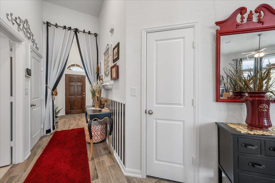 Furnished interior view inside a new home in , Buda (Image 10). Furnished interior view inside a new home in , Buda (Image 10).