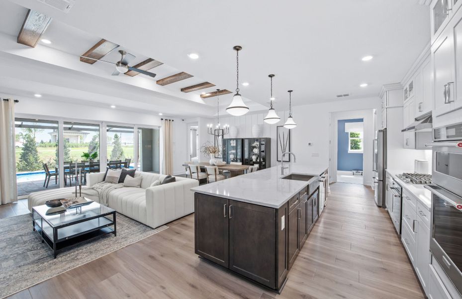 Furnished interior view inside a new home in Del Webb Sunchase, Parrish (Image 19).