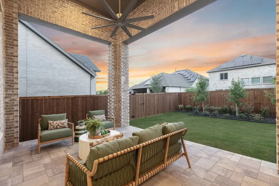 Representative Patio - some options shown