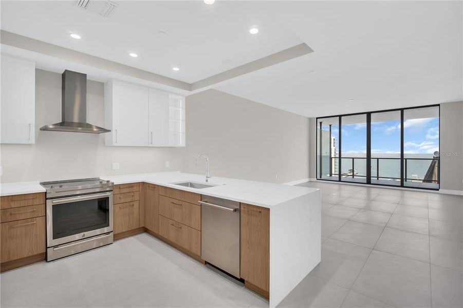 Furnished interior view inside a new home in , St. Petersburg (Image 58).