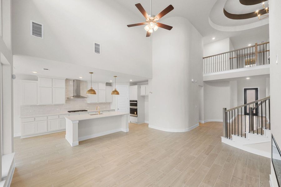 Furnished interior view inside a new home in The Colony, Bastrop (Image 13).