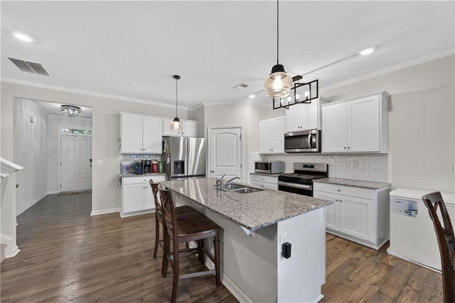Furnished interior view inside a new home in Glen at Kensington, Lithia Springs (Image 19).