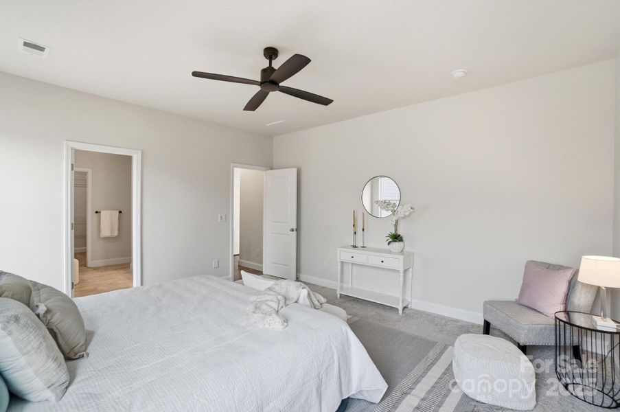 Furnished interior view inside a new home in , Cramerton (Image 9).