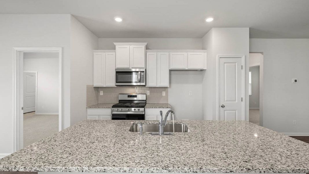 Furnished interior view inside a new home in The Abbey at Trolley Run Station, Aiken (Image 5).