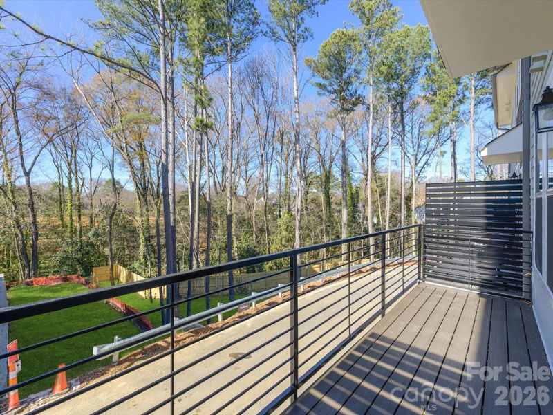 Exterior details and patio area of a home in Central Living at Craig, Charlotte (Image 18).