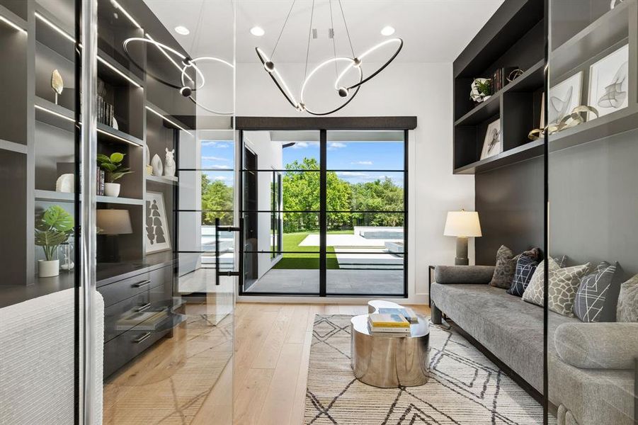 Furnished interior view inside a new home in , Southlake (Image 7). Furnished interior view inside a new home in , Southlake (Image 7).