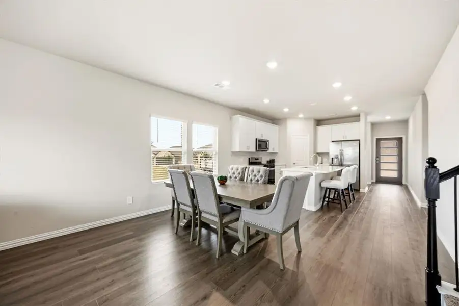 Furnished interior view inside a new home in Briarwood Hills - Highland Series, Forney (Image 9).