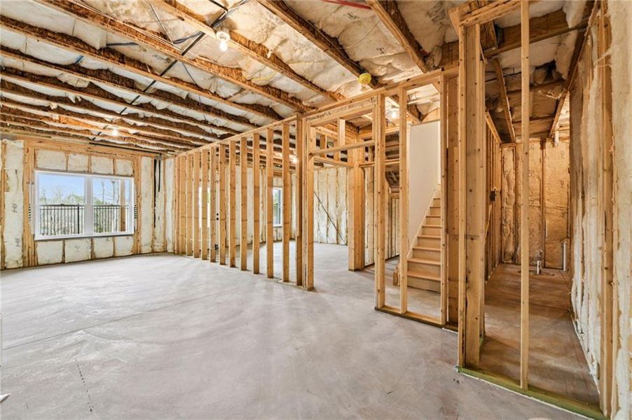 In-progress construction of a new home in Millcroft Townhomes, Buford, GA (Image 37).