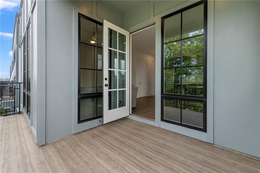 Exterior details and patio area of a home in , Atlanta (Image 20). Exterior details and patio area of a home in , Atlanta (Image 20).