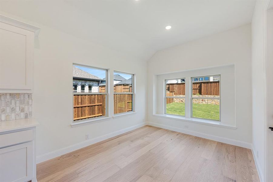 Spacious, unfurnished interior of a new home in Windsong Ranch Classic 61, Prosper (Image 28). Spacious, unfurnished interior of a new home in Windsong Ranch Classic 61, Prosper (Image 28).