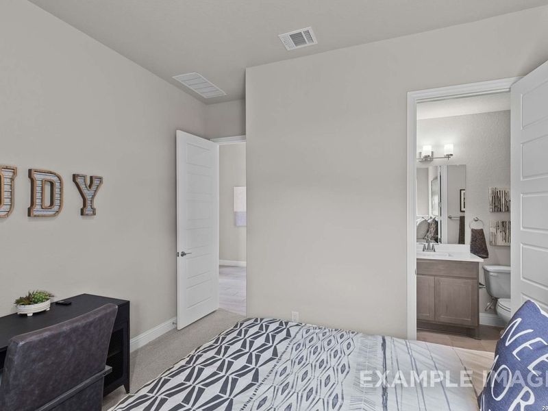 Furnished interior view inside a new home in The Reserve at Potranco Oaks, Castroville (Image 45).