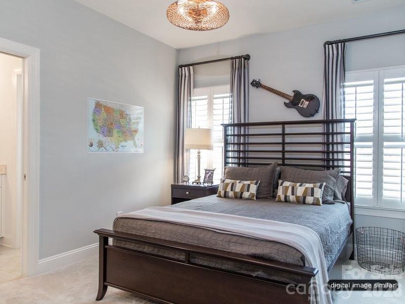 Furnished interior view inside a new home in , Fort Mill (Image 16).