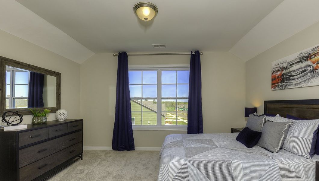 Furnished interior view inside a new home in Reserve at Tap Root Farms, Fletcher (Image 35). Furnished interior view inside a new home in Reserve at Tap Root Farms, Fletcher (Image 35).