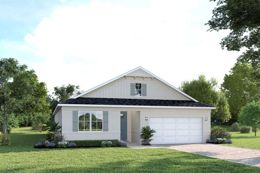 Front exterior of a home in the Brighton community, located in Venice, FL (Image 5). Front exterior of a home in the Brighton community, located in Venice, FL (Image 5).