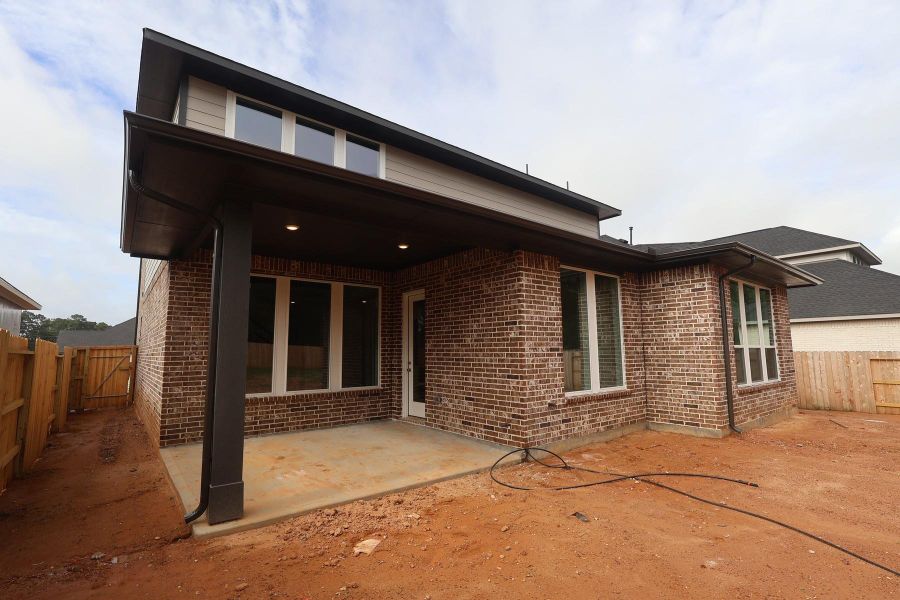 In-progress construction of a new home in Clopton Farms, Montgomery, TX (Image 6).