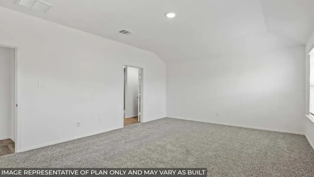 Representative unfurnished interior of a home built from the Caden by D.R. Horton in Madeley Creek Preserve, Conroe (Image 24). Representative unfurnished interior of a home built from the Caden by D.R. Horton in Madeley Creek Preserve, Conroe (Image 24).