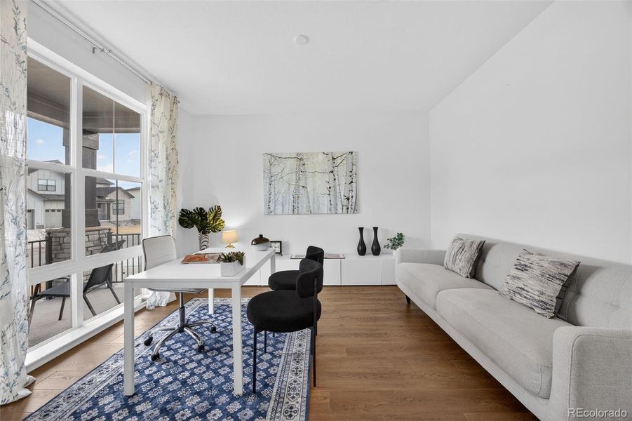 Furnished interior view inside a new home in , Parker (Image 8).