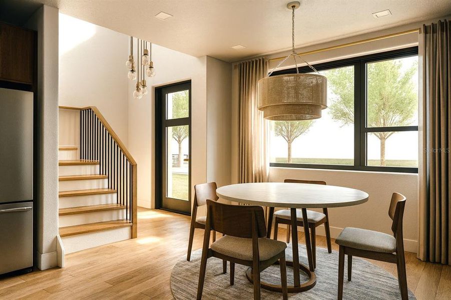 Furnished interior view inside a new home in , St. Petersburg (Image 4).