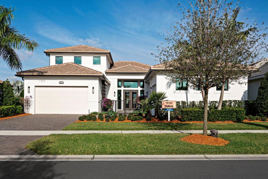 Front exterior of a new home in , Port St. Lucie, FL, highlighting curb appeal (Image 22).