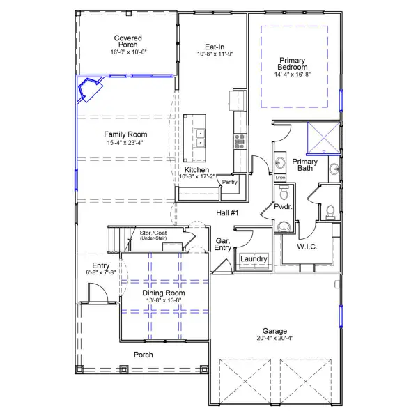 2D floor plan layout of this home in Winston Ridge, Youngsville, NC (Image 4). 2D floor plan layout of this home in Winston Ridge, Youngsville, NC (Image 4).