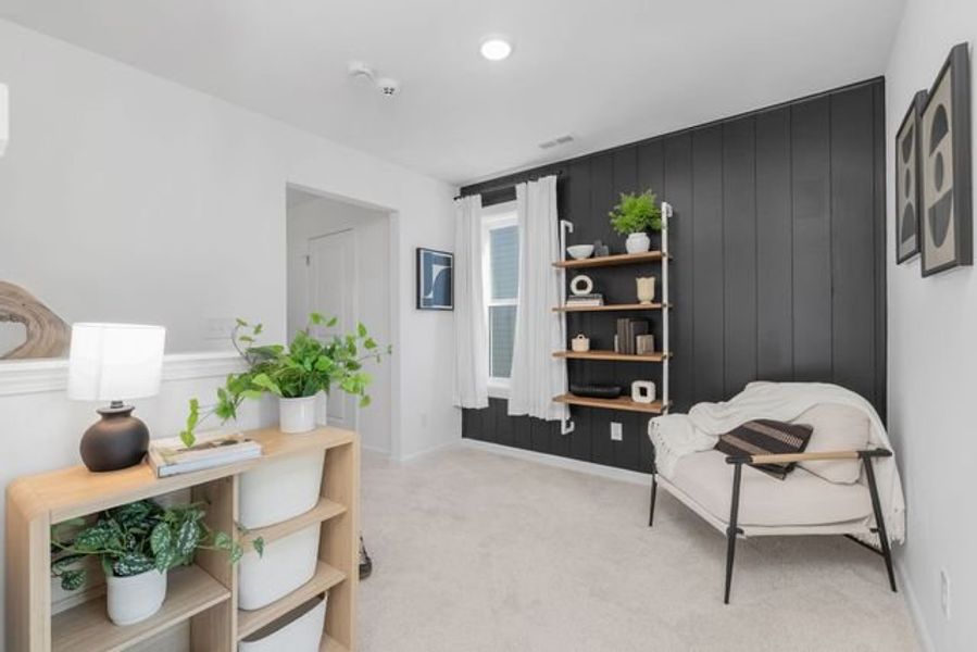 Representative furnished interior of a home built from the Alder by True Homes in Shay Crossing, Salisbury (Image 16).