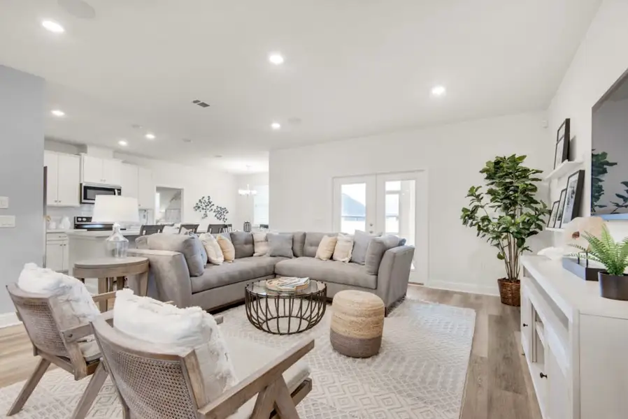 Furnished interior view inside a new home in Sanborn Hill, Milton (Image 5).