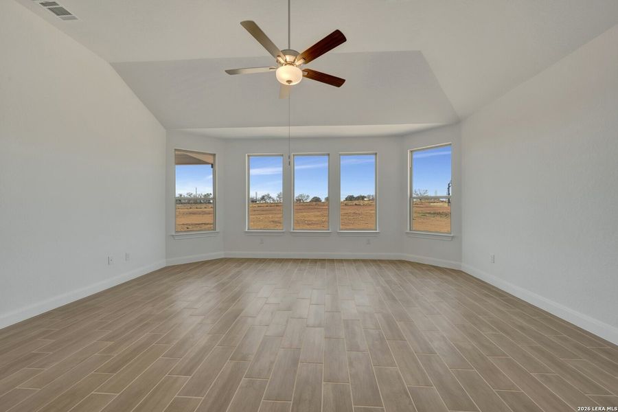 Spacious, unfurnished interior of a new home in Preserve at Annabelle Ranch, San Antonio (Image 24). Spacious, unfurnished interior of a new home in Preserve at Annabelle Ranch, San Antonio (Image 24).