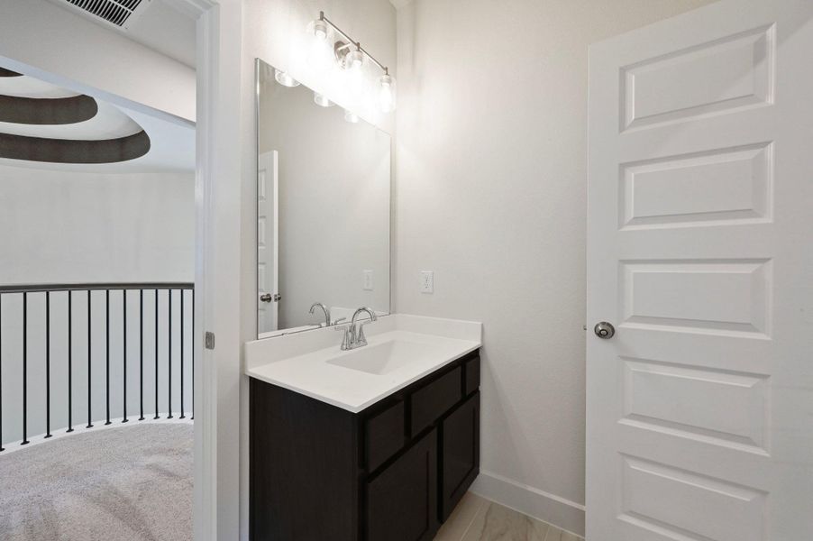 Furnished interior view inside a new home in Santa Rita Ranch, Liberty Hill (Image 8).