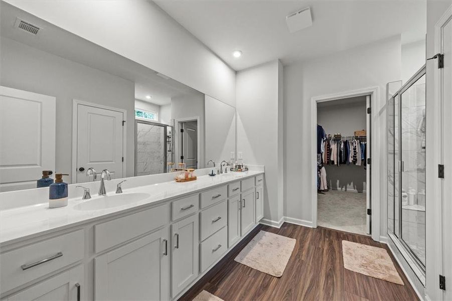 Furnished interior view inside a new home in , Acworth (Image 11).