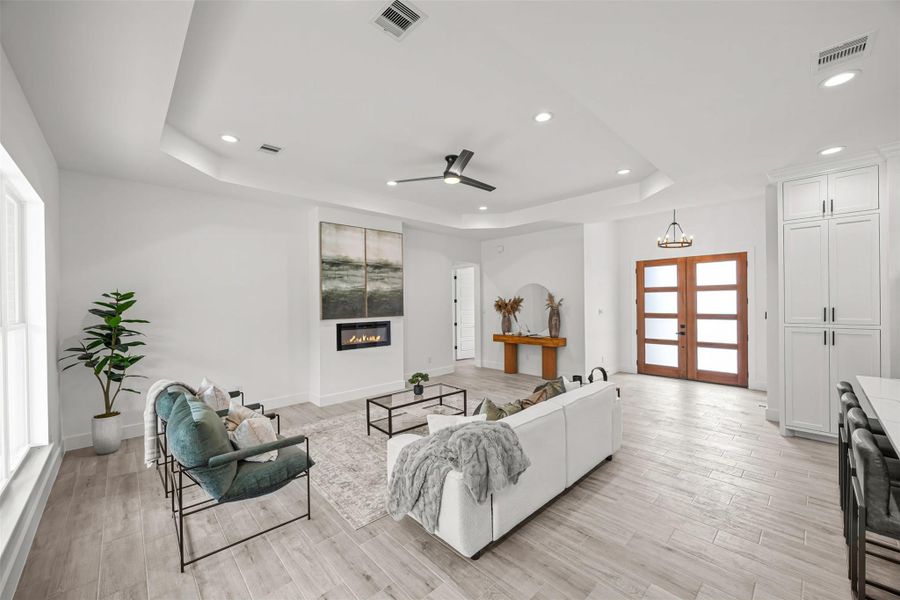 Furnished interior view inside a new home in , Dayton (Image 6).