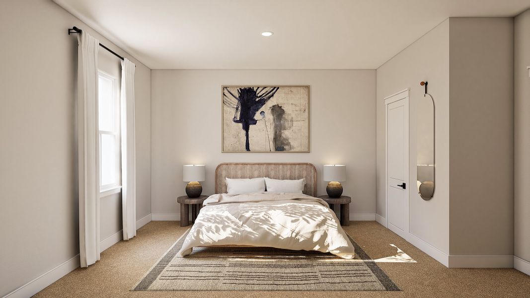 Representative furnished interior of a home built from the Stirling by K. Hovnanian® Homes in Monterra, Rockwall (Image 36).