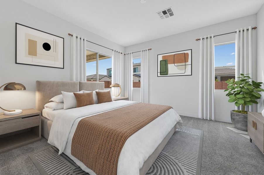 Furnished interior view inside a new home in Combs Ranch, San Tan Valley (Image 3).
