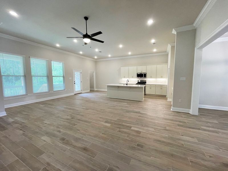 Spacious, unfurnished interior of a new home in Iron Rock, Cantonment (Image 6).