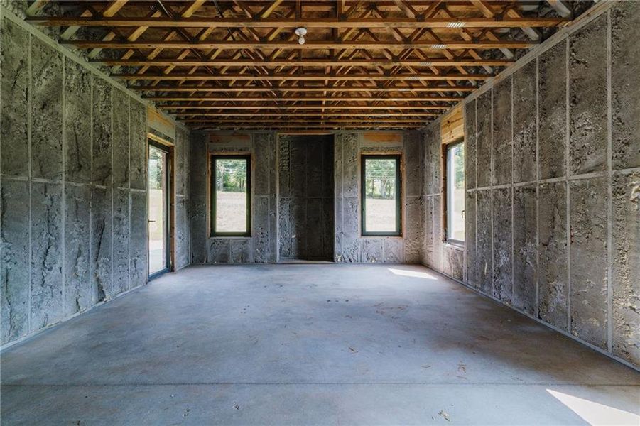 In-progress construction of a new home in , Canton, GA (Image 65).