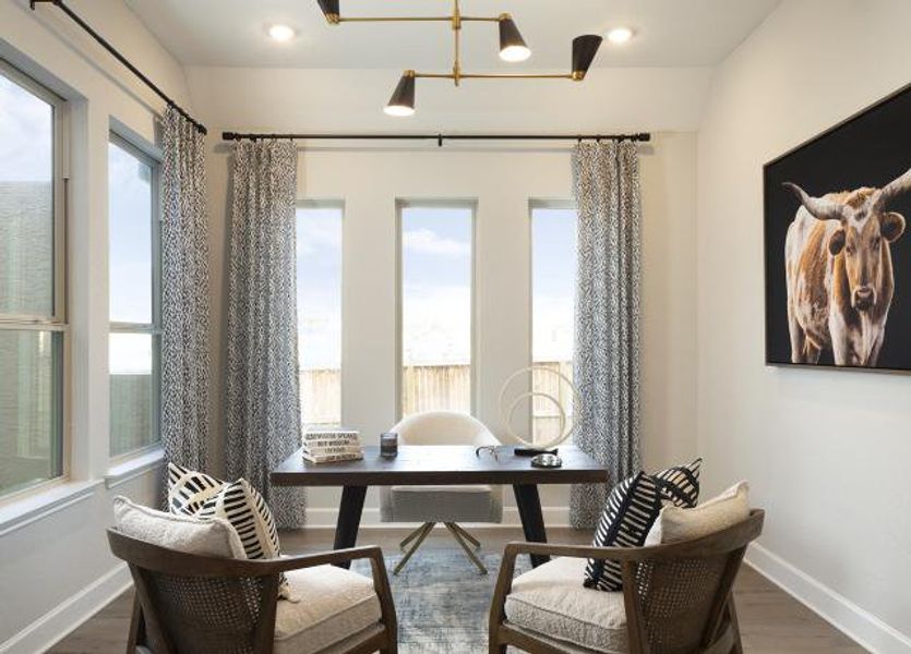 Furnished interior view inside a new home in The Enclave at Potranco Oaks, San Antonio (Image 10). Furnished interior view inside a new home in The Enclave at Potranco Oaks, San Antonio (Image 10).