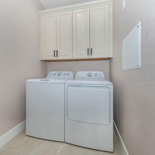 Typical Model Laundry Room