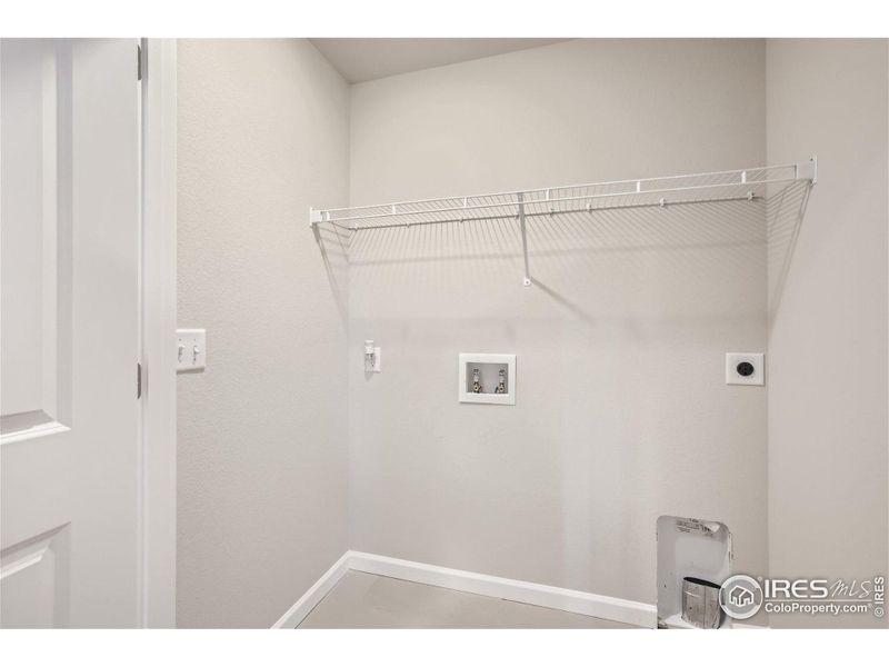 Designated laundry room - Same Floor Plan, Different Model.