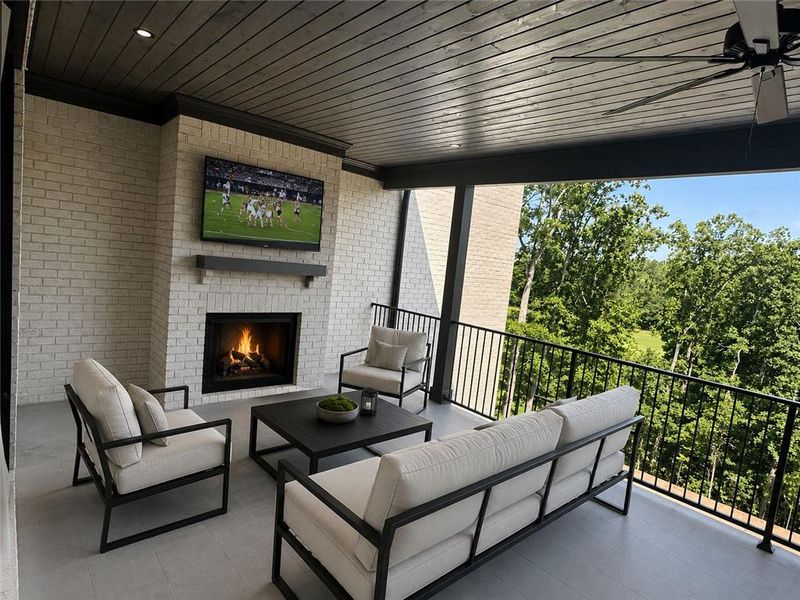 Exterior details and patio area of a home in , Alpharetta (Image 25). Exterior details and patio area of a home in , Alpharetta (Image 25).