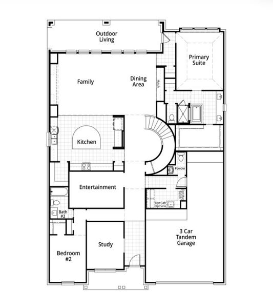 2D floor plan layout for the Telford by Highland Homes in COLTON, Montgomery, TX (Image 22). 2D floor plan layout for the Telford by Highland Homes in COLTON, Montgomery, TX (Image 22).