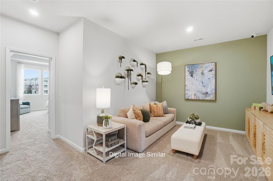 Furnished interior view inside a new home in Bratton Pointe, Rock Hill (Image 6).