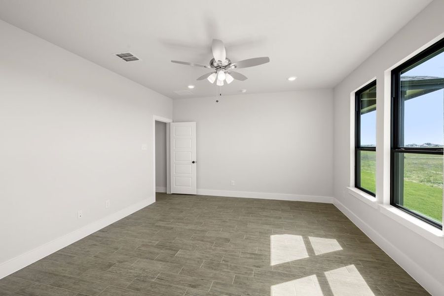 Front exterior of a new home in Carrera Ranch, Waxahachie, TX, highlighting curb appeal (Image 16).