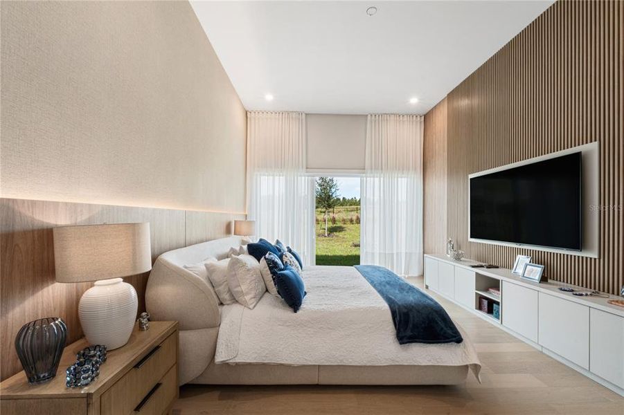 Furnished interior view inside a new home in Bella Collina, Montverde (Image 34).