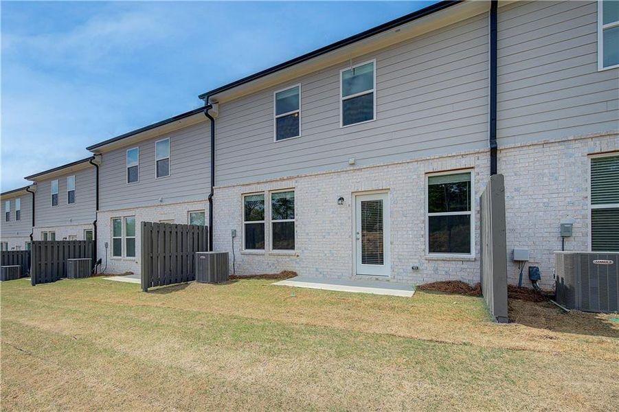 Exterior details and patio area of a home in Diamante, Stockbridge (Image 3). Exterior details and patio area of a home in Diamante, Stockbridge (Image 3).