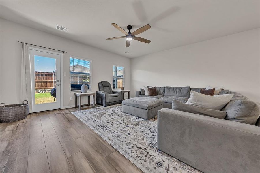 Furnished interior view inside a new home in Briarwood Hills - Highland Series, Forney (Image 6). Furnished interior view inside a new home in Briarwood Hills - Highland Series, Forney (Image 6).