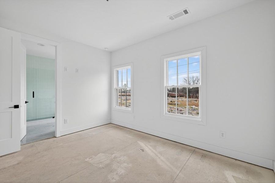 Spacious, unfurnished interior of a new home in Skyview On Broad, Sugar Hill (Image 17). Spacious, unfurnished interior of a new home in Skyview On Broad, Sugar Hill (Image 17).